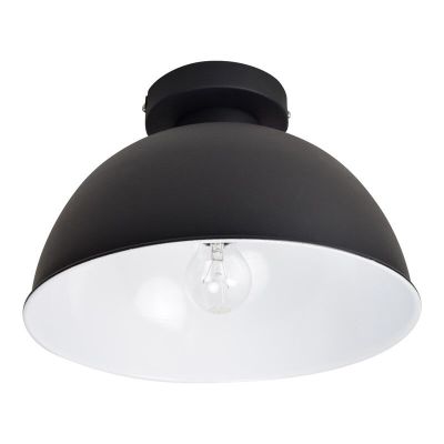 Industri loftlampe sort, Redon