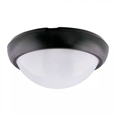 Plast trappelys sort, Xenia, 8W, 6400K LED, IP54