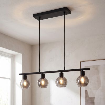Modern pendler lampe grå, Avery