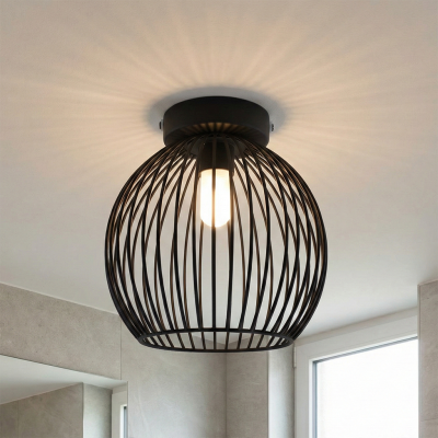 Industri loftlampe badeværelse sort, Wiro, IP44