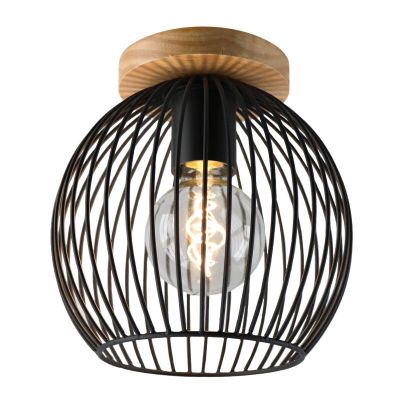 Industri loftlampe sort, Wiro
