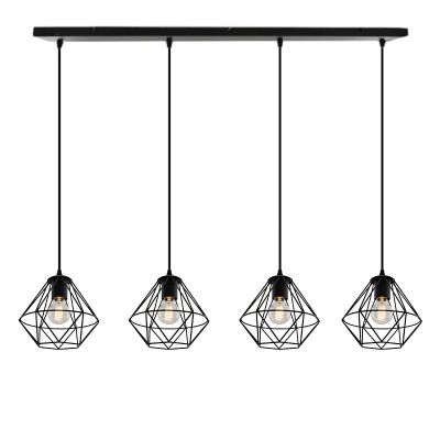 Industri pendler lampe sort, Jochem