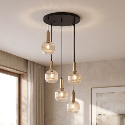 Design pendler lampe rav, Charlois