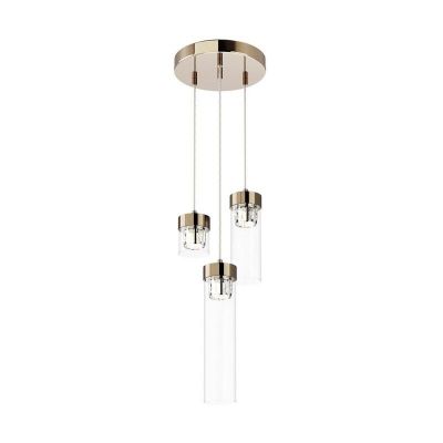 Design pendler lampe guld, Maxwell