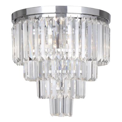 Design loftlampe krom, Kajol