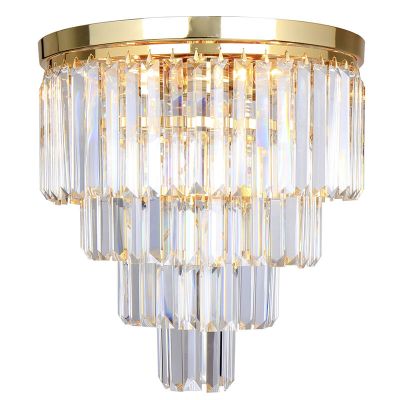 Design loftlampe guld, Kajol