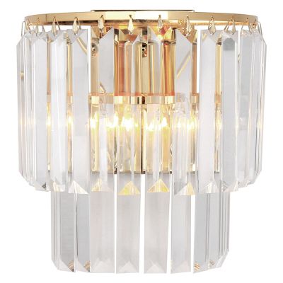 Design væglampe guld, Kajol