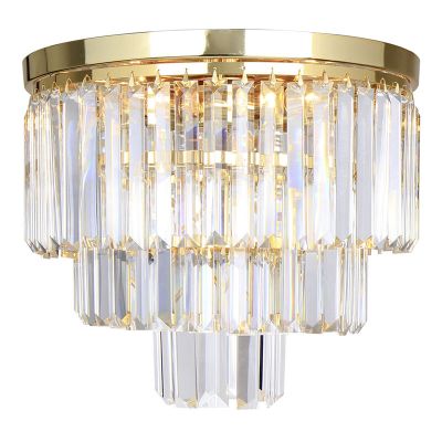 Design loftlampe guld, Kajol