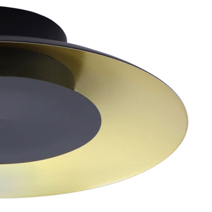 Modern plafond guld, Denyse, 15W, 3000K LED