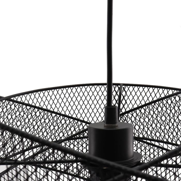 Industri pendler lampe sort, Diny