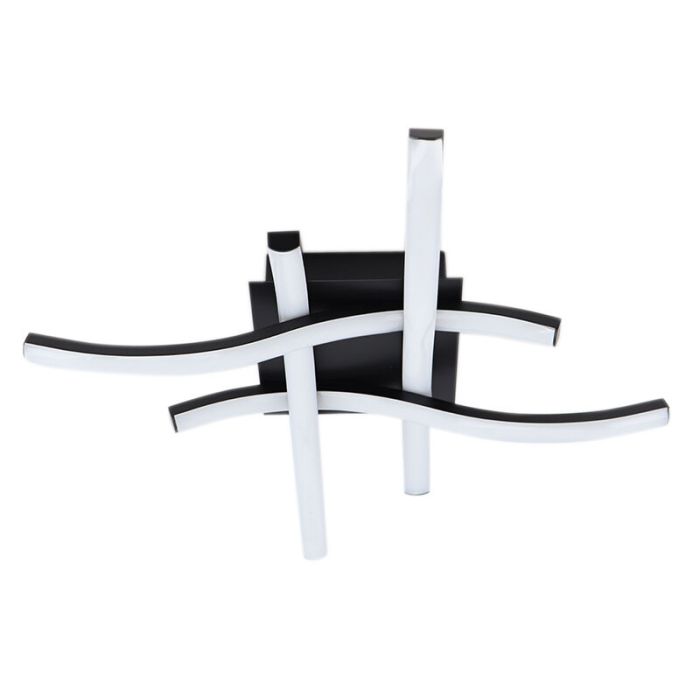 Modern loftlampe sort, Julian, 16W, 2700K LED, 3 trins lysdæmper