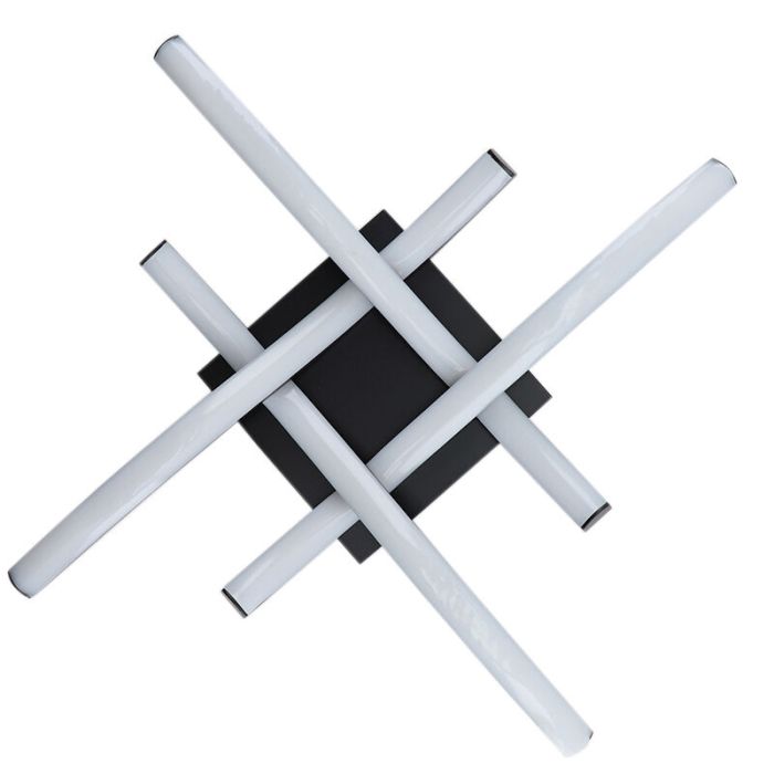Modern loftlampe sort, Julian, 16W, 2700K LED, 3 trins lysdæmper