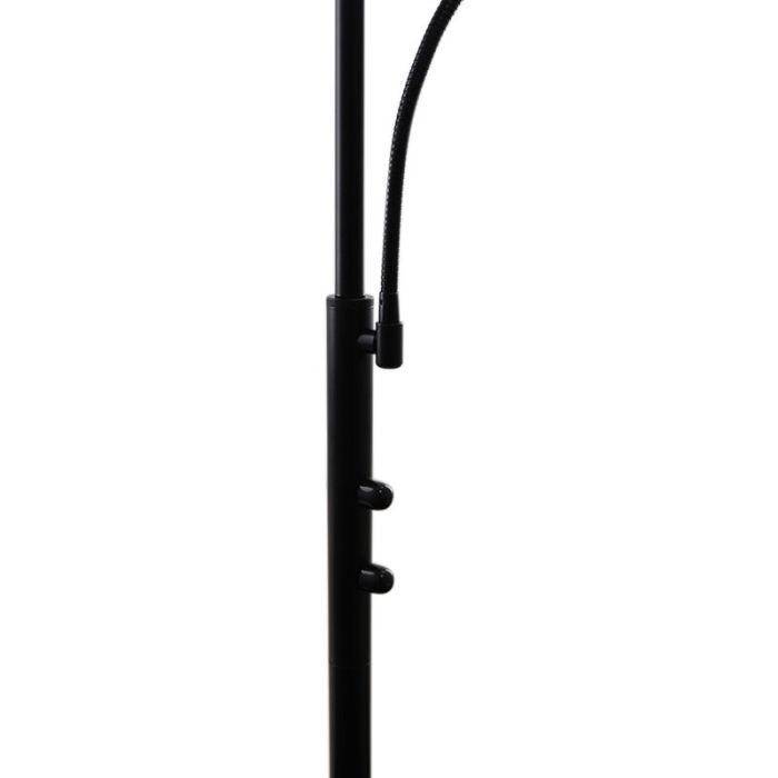 Modern læselampe gulv sort, Soner, 10W, 3000K LED