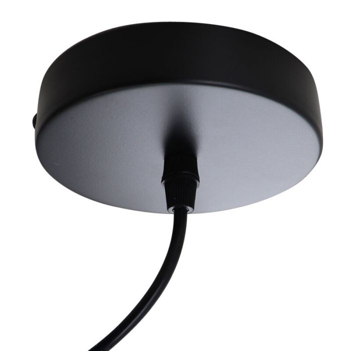 Industri pendler lampe sort, Frama