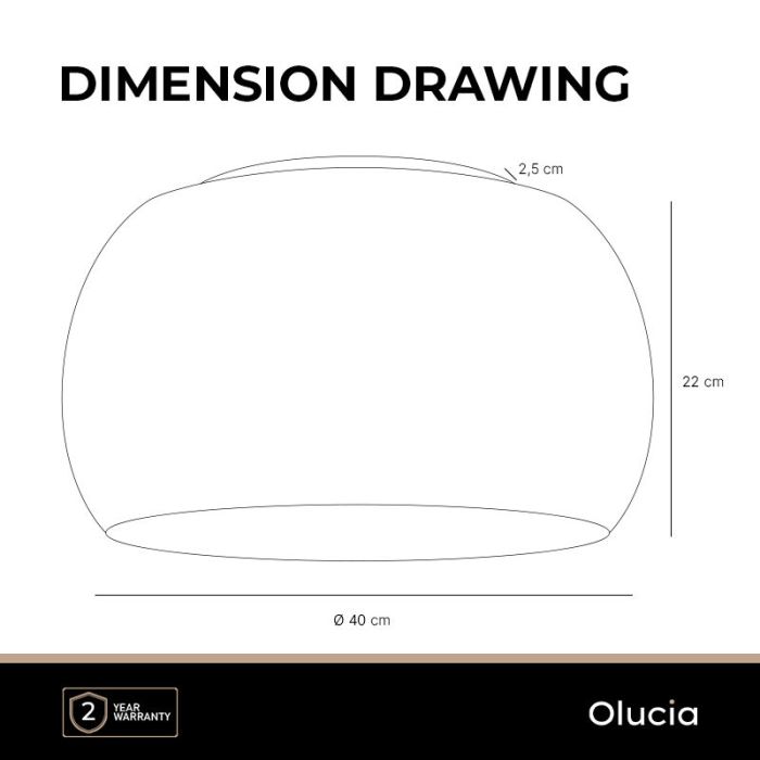 Design loftlampe rav, Lorenzo