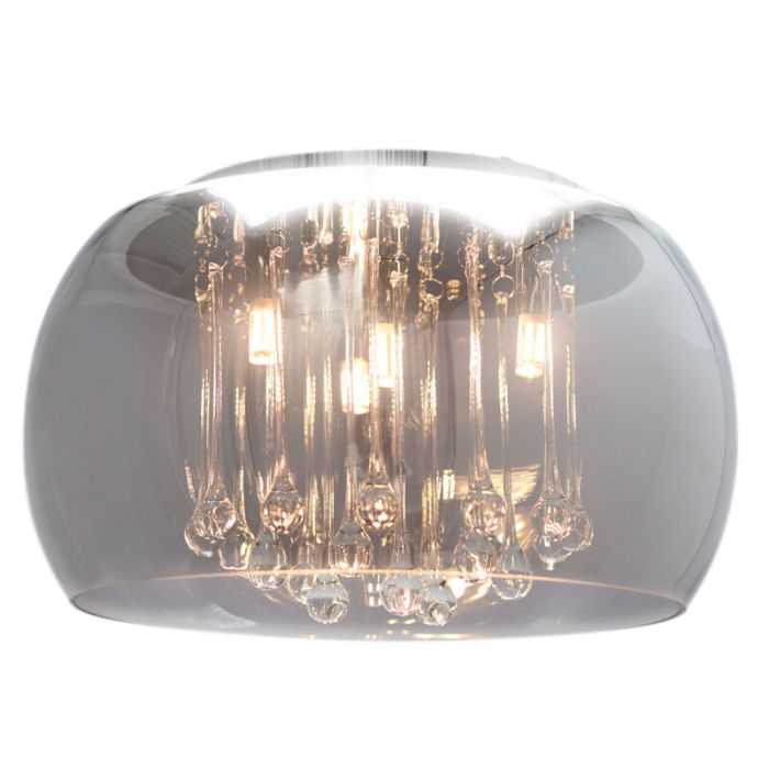 Design loftlampe grå, Lorenzo