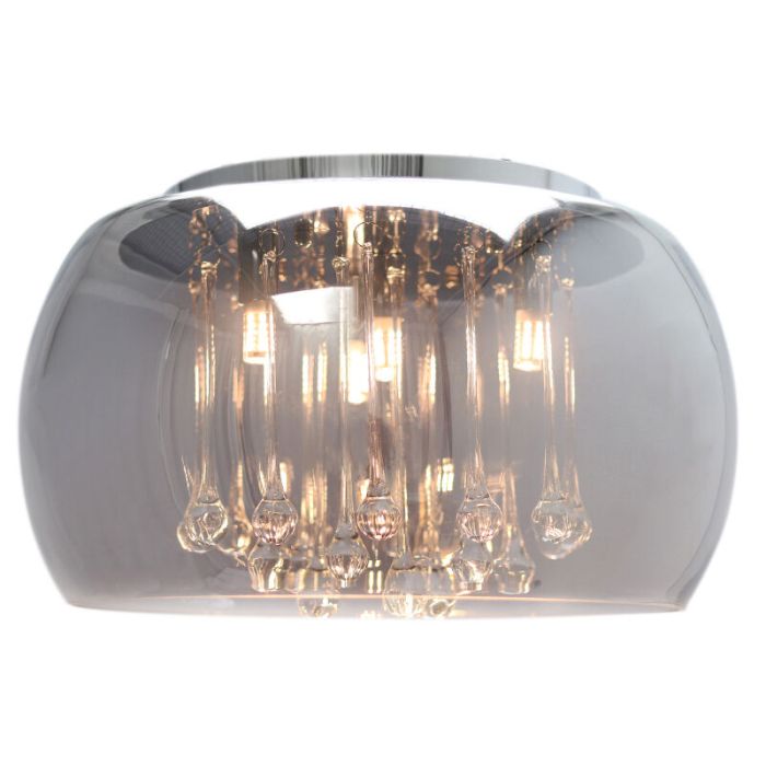 Design loftlampe grå, Lorenzo