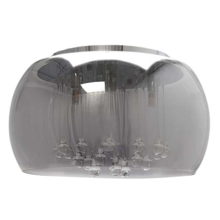 Design loftlampe grå, Lorenzo
