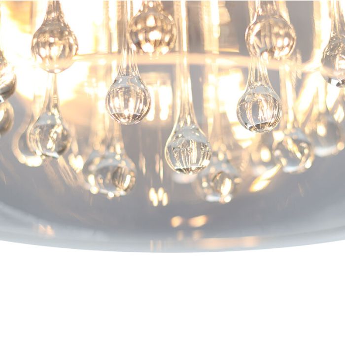Design loftlampe grå, Lorenzo