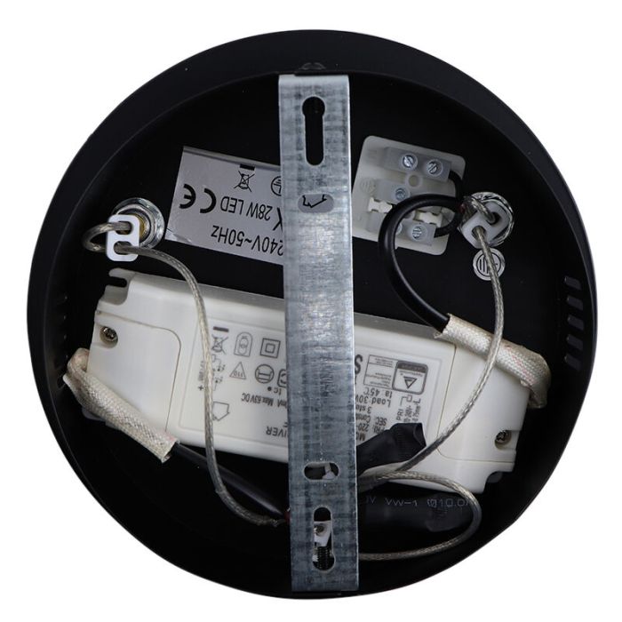 Design pendler lampe sort, Thalia, 36W, 2700K LED, 3 trins lysdæmper