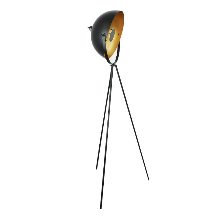 Modern gulv lampe guld, Brenna