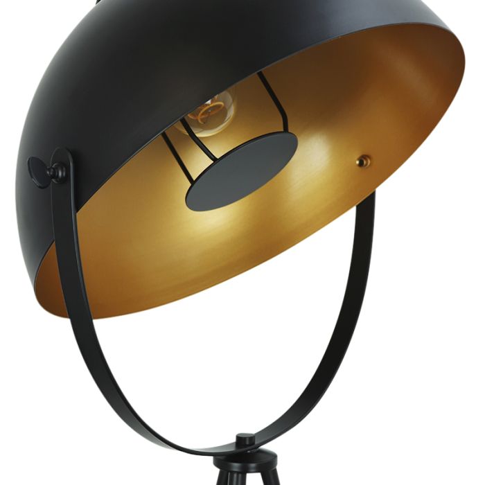 Modern gulv lampe guld, Brenna