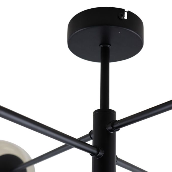 Modern loftlampe sort, Remo