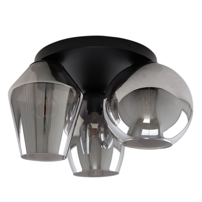 Design loftlampe grå, Lazaro
