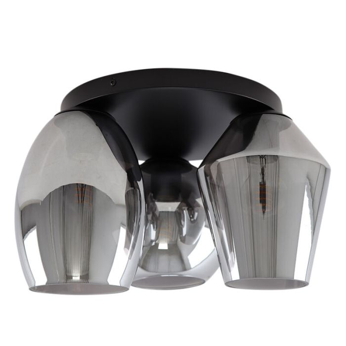 Design loftlampe grå, Lazaro