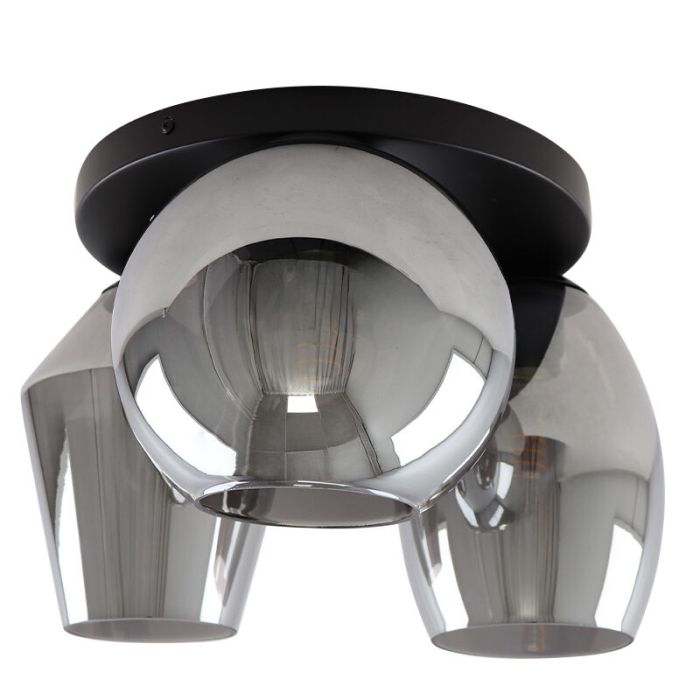 Design loftlampe grå, Lazaro