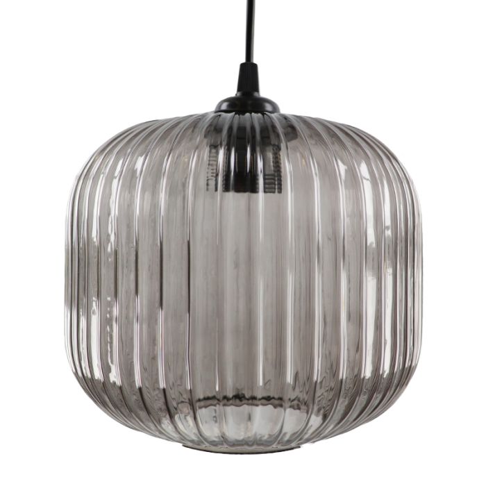 Retro pendler lampe grå, Charlois