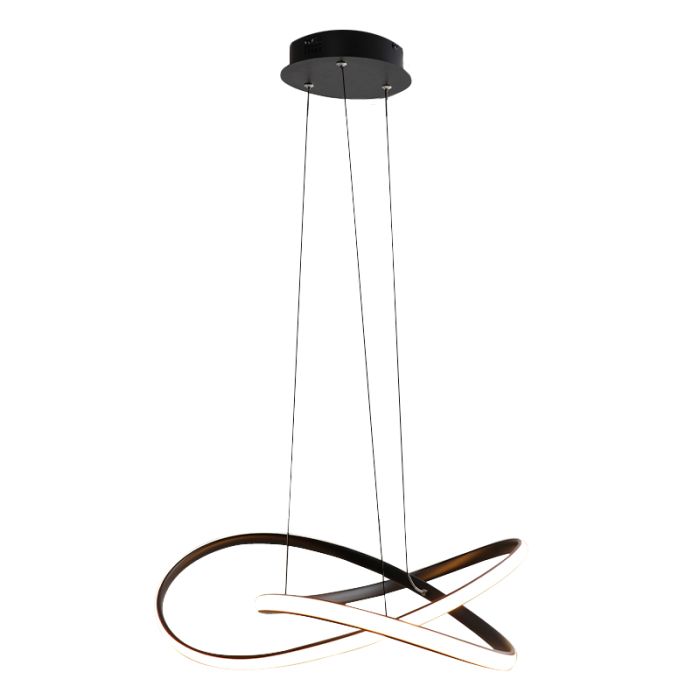 Design pendler lampe sort, Tanya, 21W, 2700K LED