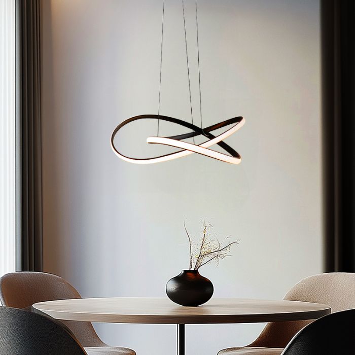 Design pendler lampe sort, Tanya, 21W, 2700K LED
