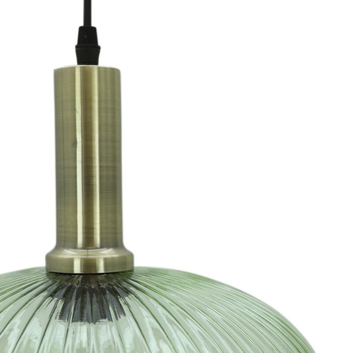 Retro pendler lampe grøn, Charlois