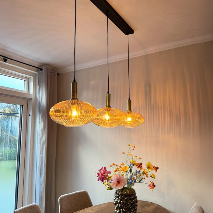 Retro pendler lampe rav, Charlois