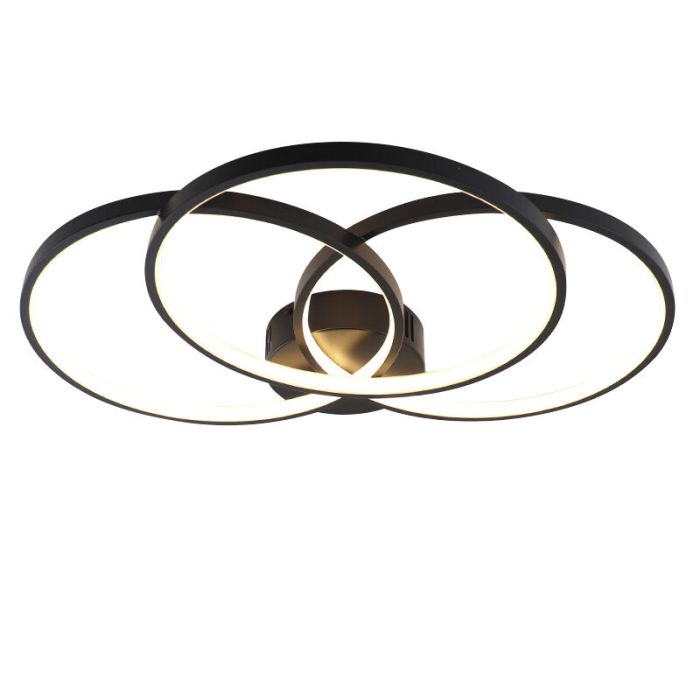 Design plafond sort, Giorgio, 42W, 3000K LED