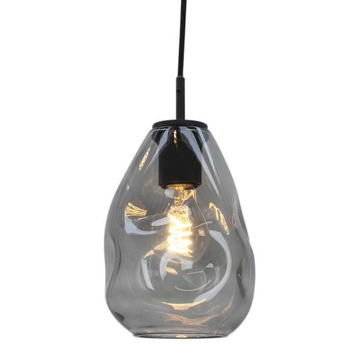 Design pendler lampe grå, Evito