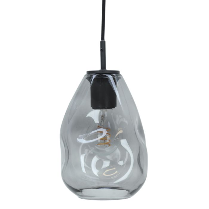 Design pendler lampe grå, Evito