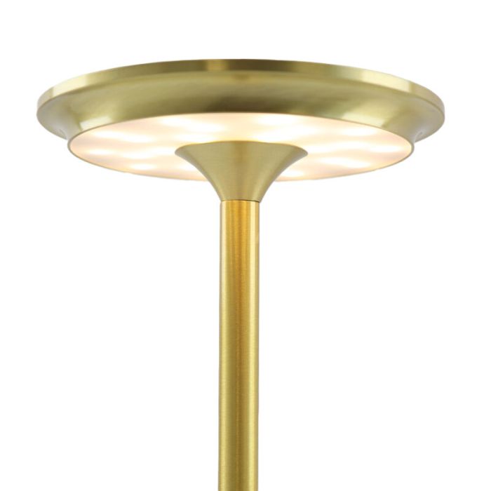 Modern genopladelige bordlampe guld, Arvind, 3W, varm til kold hvid justerbar LED, med brytare