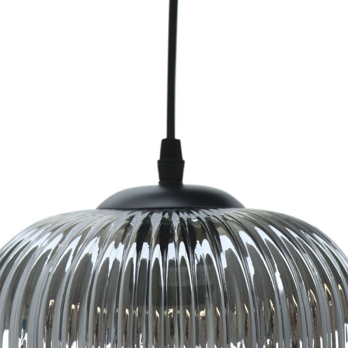 Retro pendler lampe grå, Charlois
