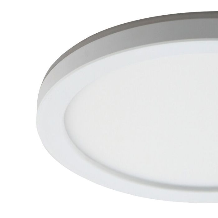 Plast loftlampe badeværelse hvid, Shivani, 8W, 3000K LED, IP44