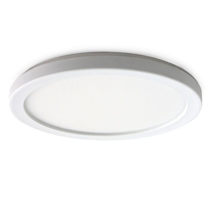 Plast loftlampe badeværelse hvid, Shivani, 15W, 3000K LED, IP44