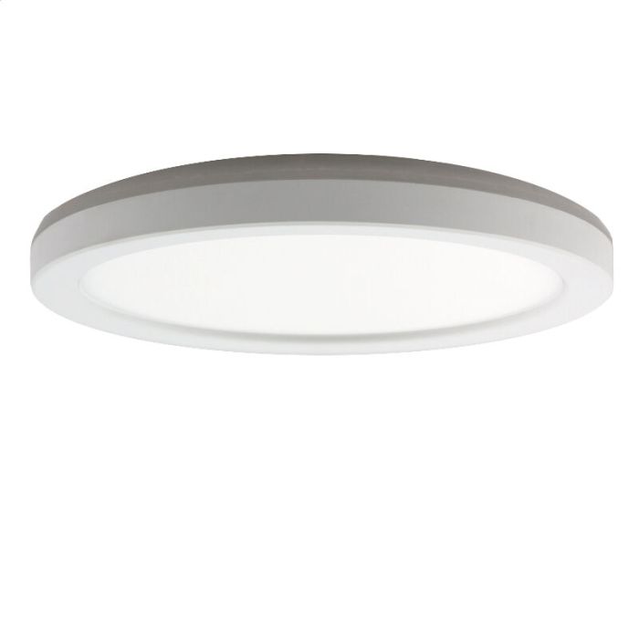 Plast loftlampe badeværelse hvid, Shivani, 15W, 3000K LED, IP44