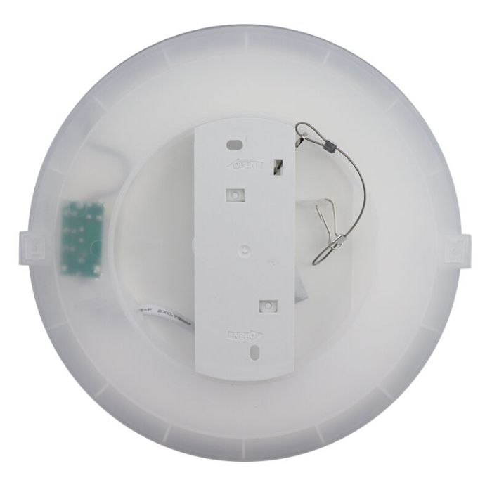 Plast loftlampe badeværelse hvid, Shivani, 15W, 3000K LED, IP44