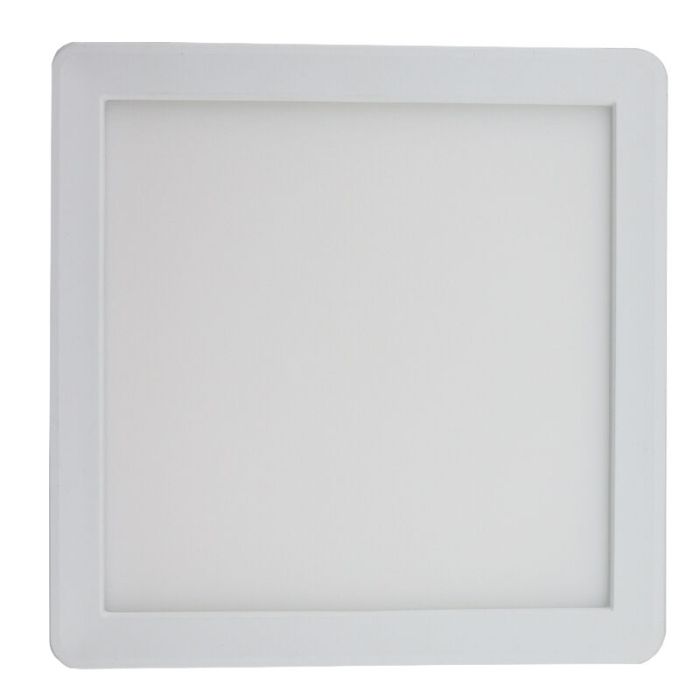Plast loftlampe badeværelse hvid, Shivani, 15W, 3000K LED, IP44