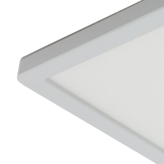 Plast loftlampe badeværelse hvid, Shivani, 15W, 3000K LED, IP44