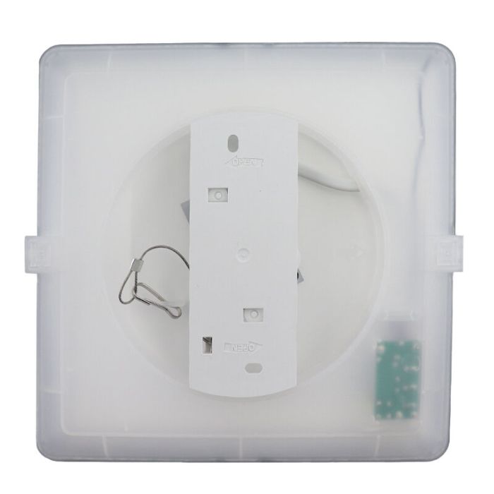 Plast loftlampe badeværelse sort, Shivani, 8W, 3000K LED, IP44