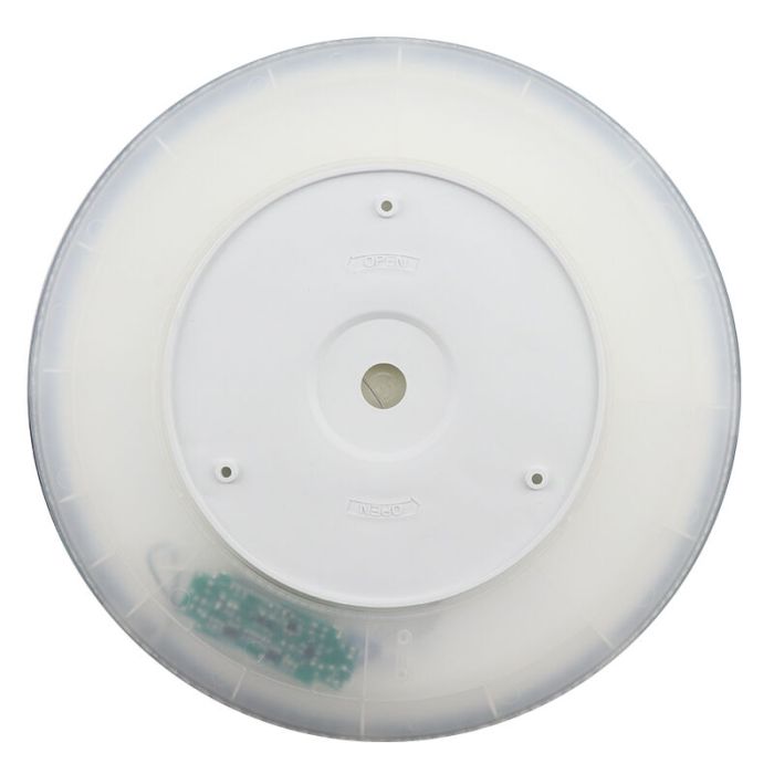Plast plafond sort, Shona, 18W, 3000K LED, 3 trins lysdæmper