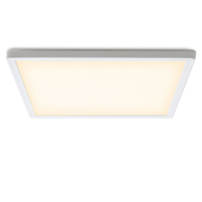 Plast plafond hvid, Shona, 18W, 3000K LED, 3 trins lysdæmper