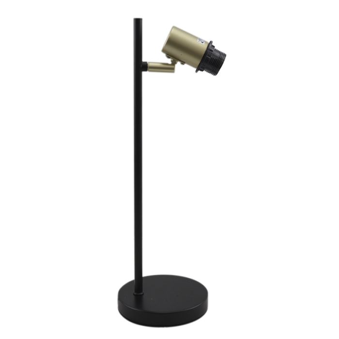 Aluminium bordlampe uden skærm sort, Rika